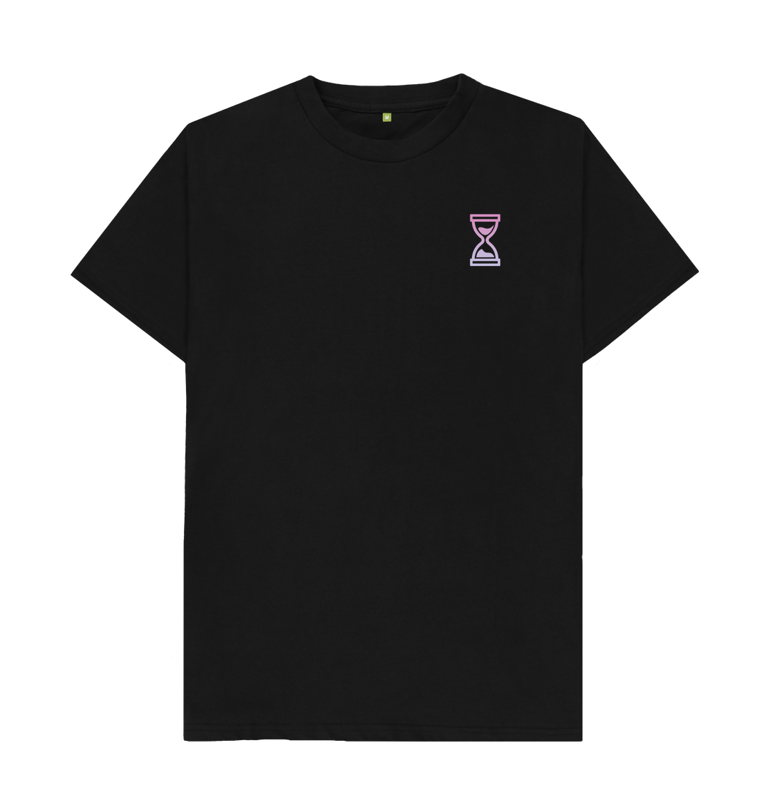Black Printed T-shirt Front