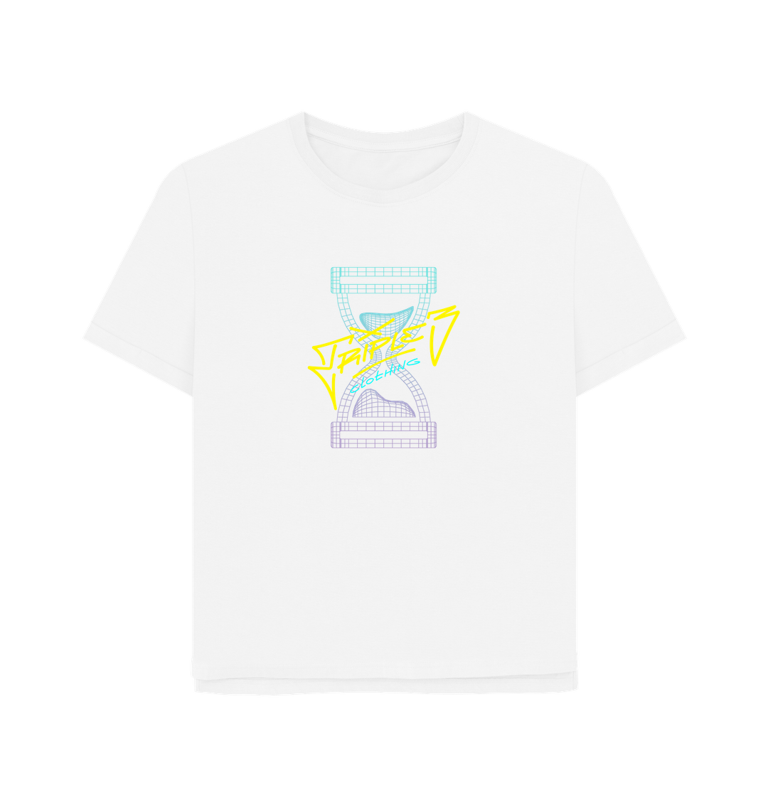 White Printed T-shirt Front