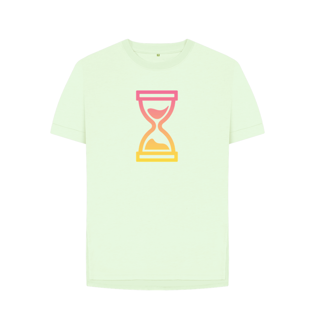 Pastel Green Printed T-shirt Front
