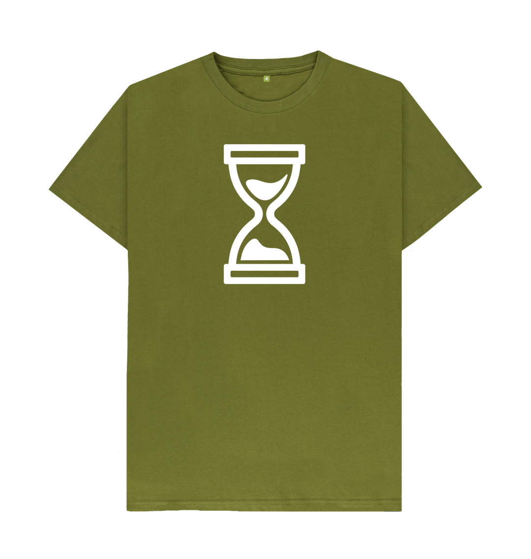 Moss Green Printed T-shirt Front