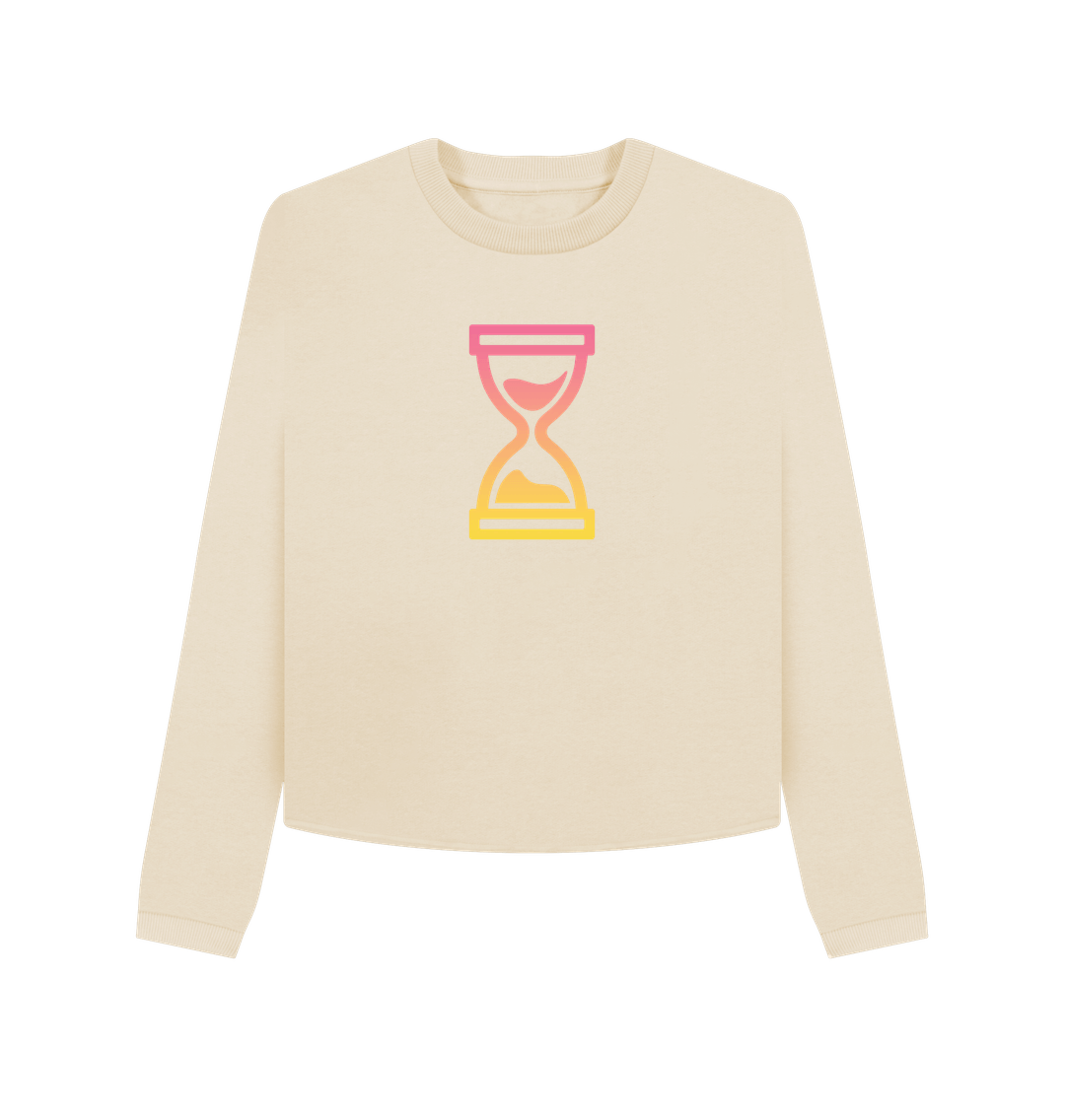 Oat Printed Boxy Jumpers Front