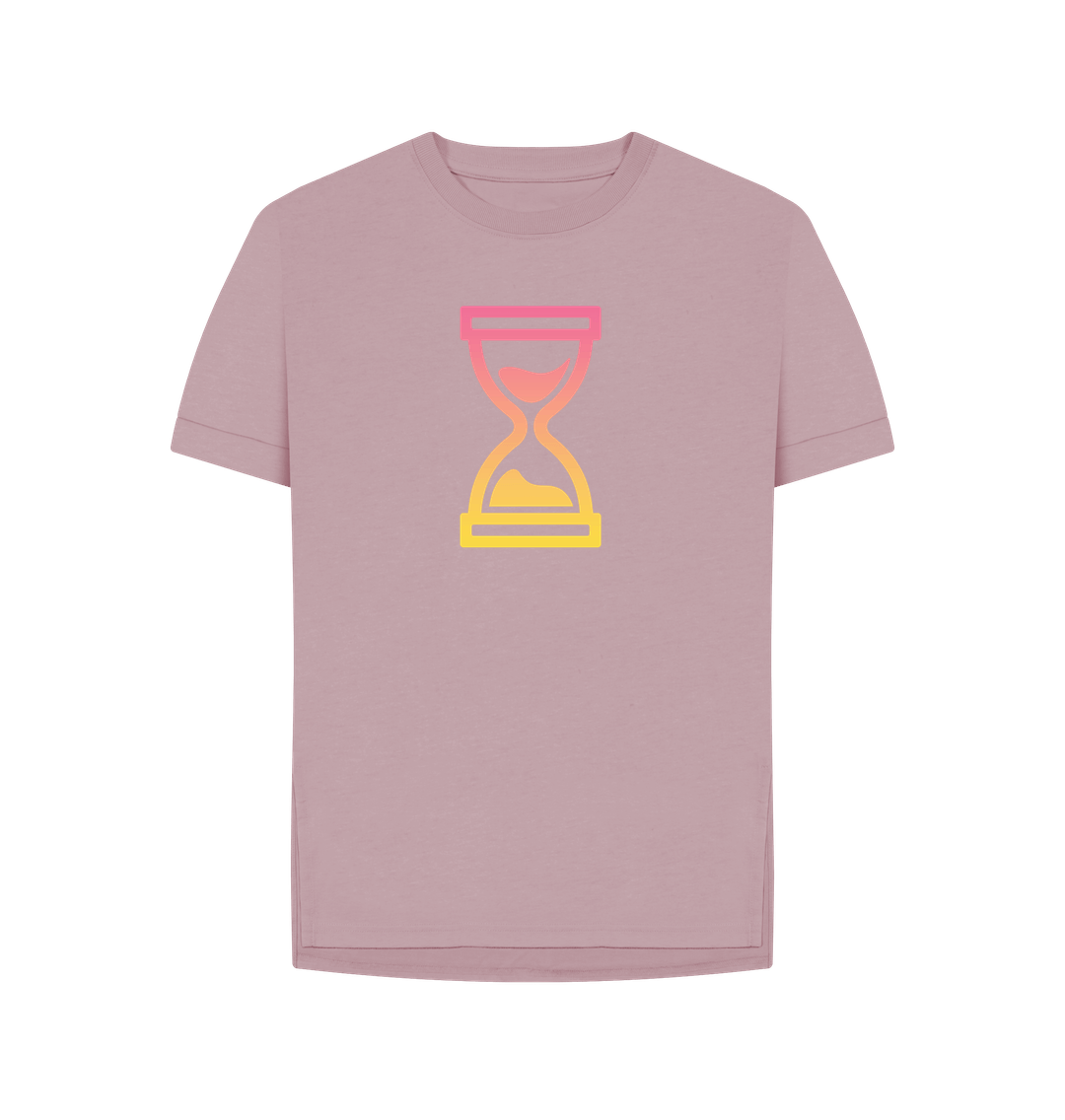 Mauve Printed T-shirt Front