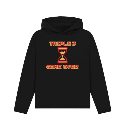 Black Skate Hoody Game Over