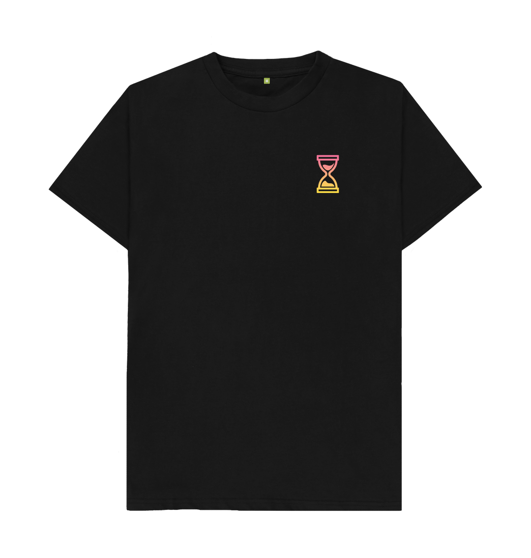Black Printed T-shirt Front