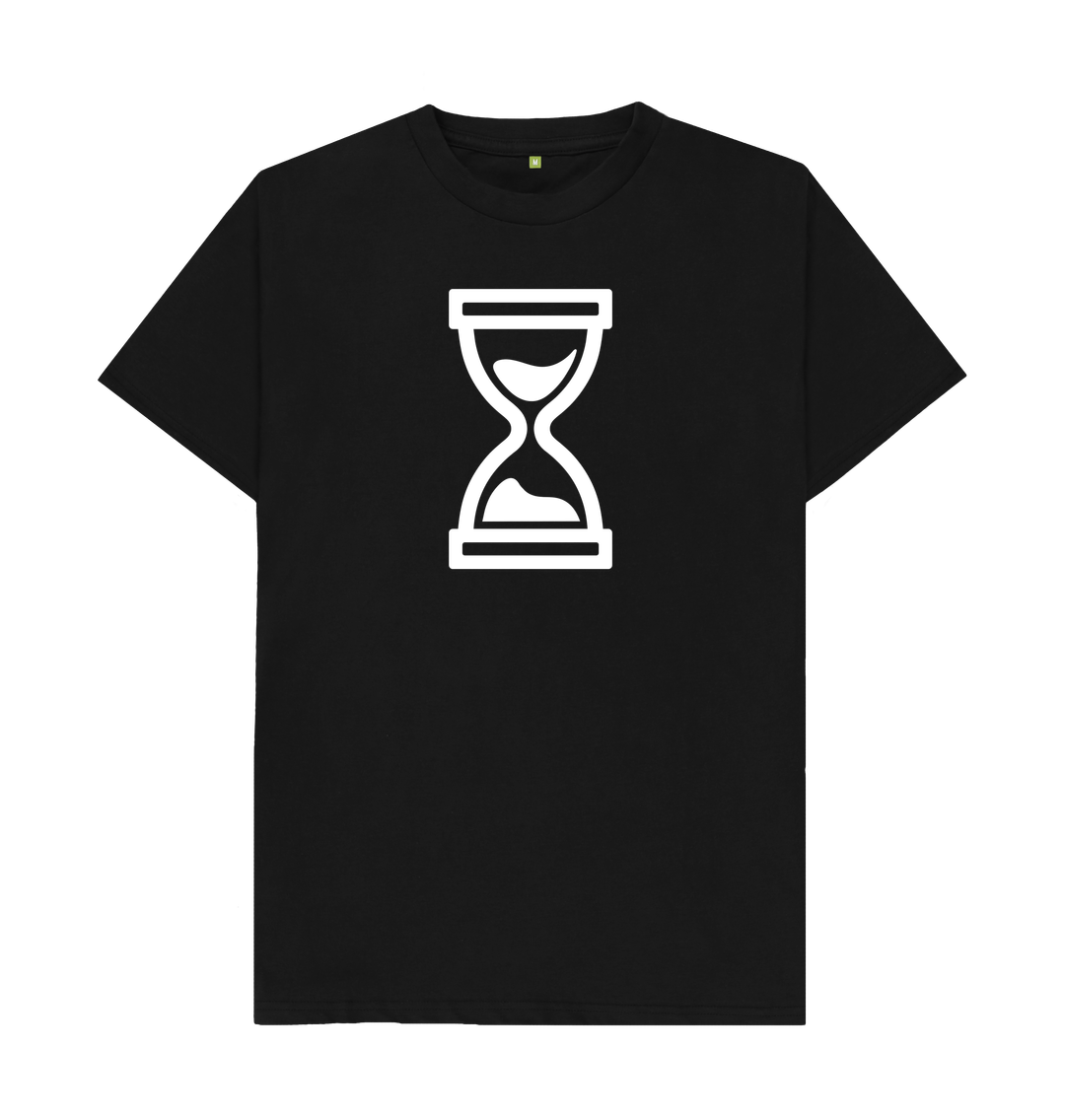 Black Printed T-shirt Front