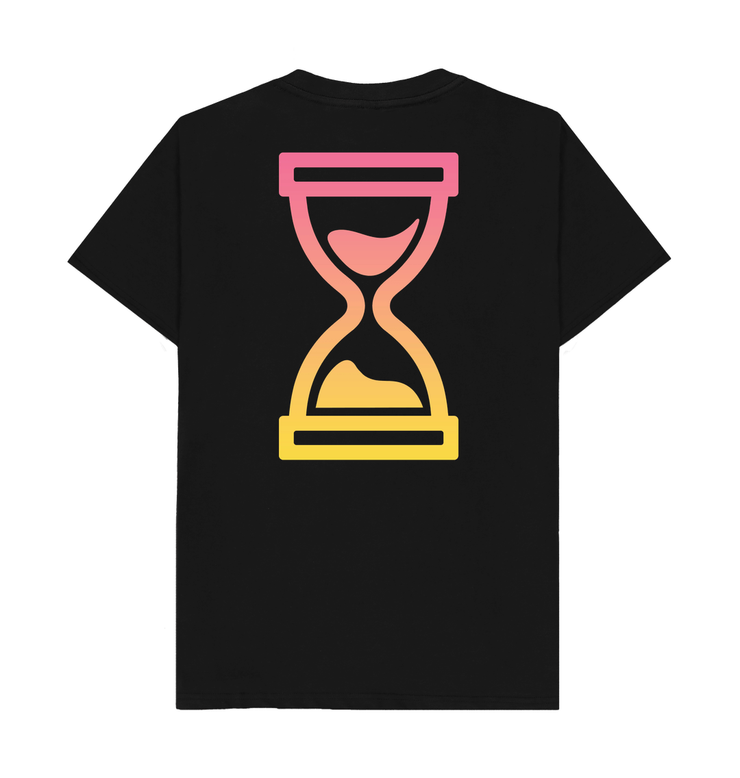 Black Printed T-shirt Back
