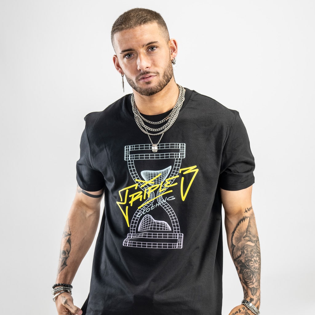 Wireframe Skate T-Shirt Black