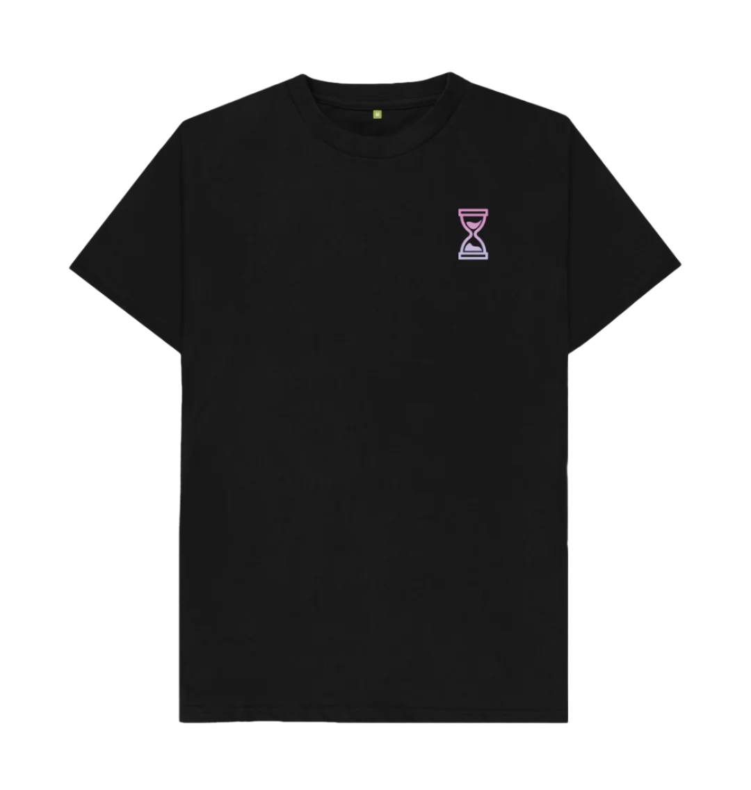 Black Purple Sunset Double Drop T-Shirt