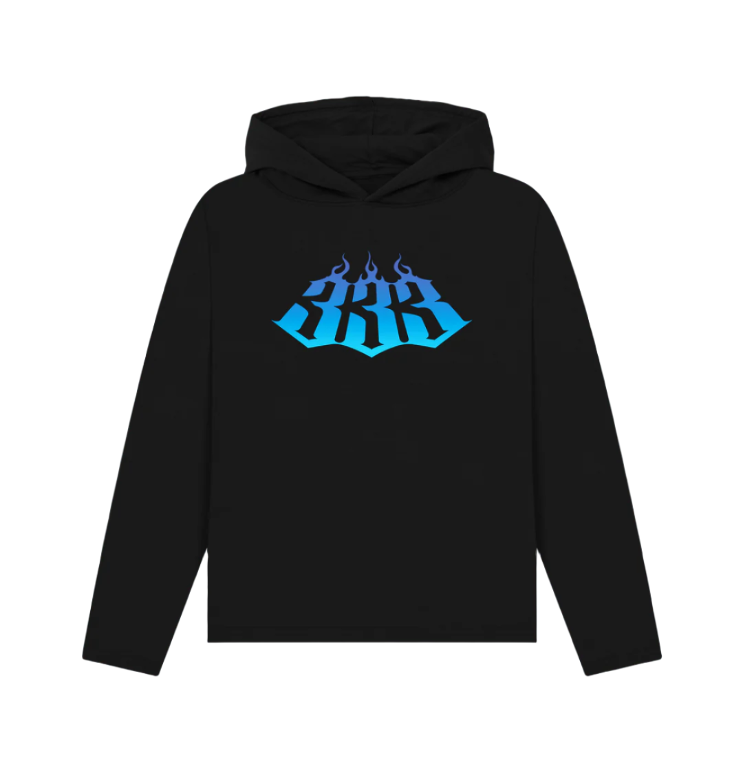 Black 333 Relaxed Fit Hoody