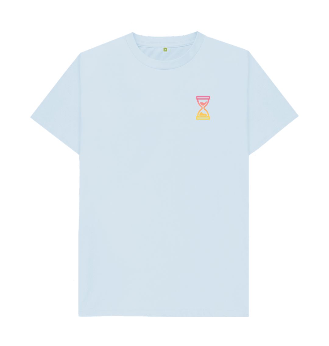 Sky Blue Printed T-shirt Front