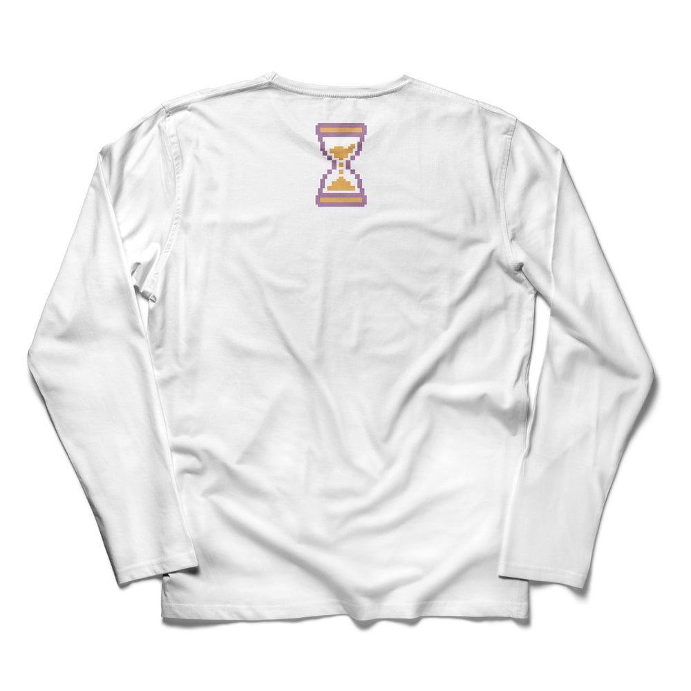 Back of Long Sleeve Skate T Shirt Game Over