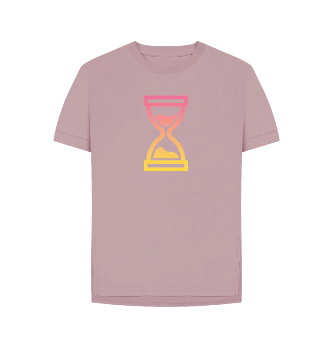 Mauve Relaxed Fit Women's Sunrise T-Shirt