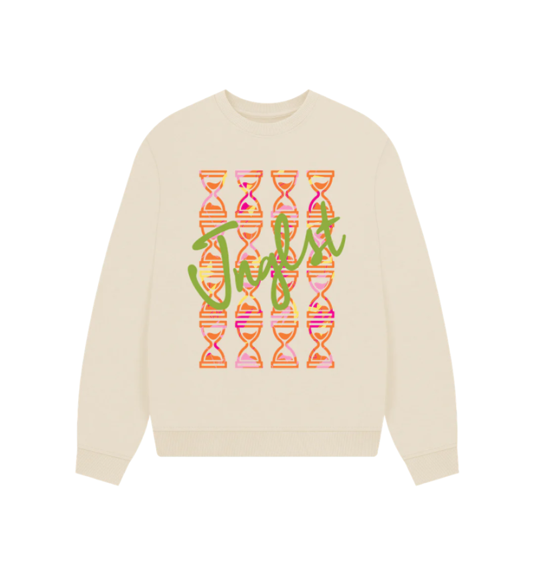 Oat Multi Time Skateboard Sweatshirt for Women