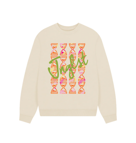 Oat Multi Time Skateboard Sweatshirt for Women