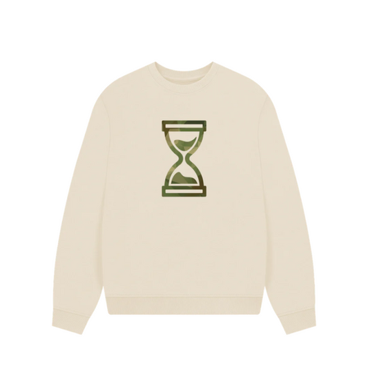 Oat Camo Time Oversized Jumper