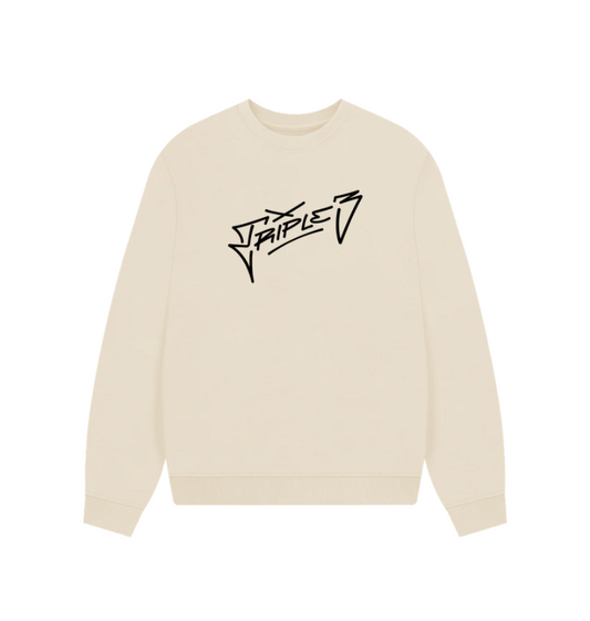 Oat Triple 3 Signature Oversized Jumper