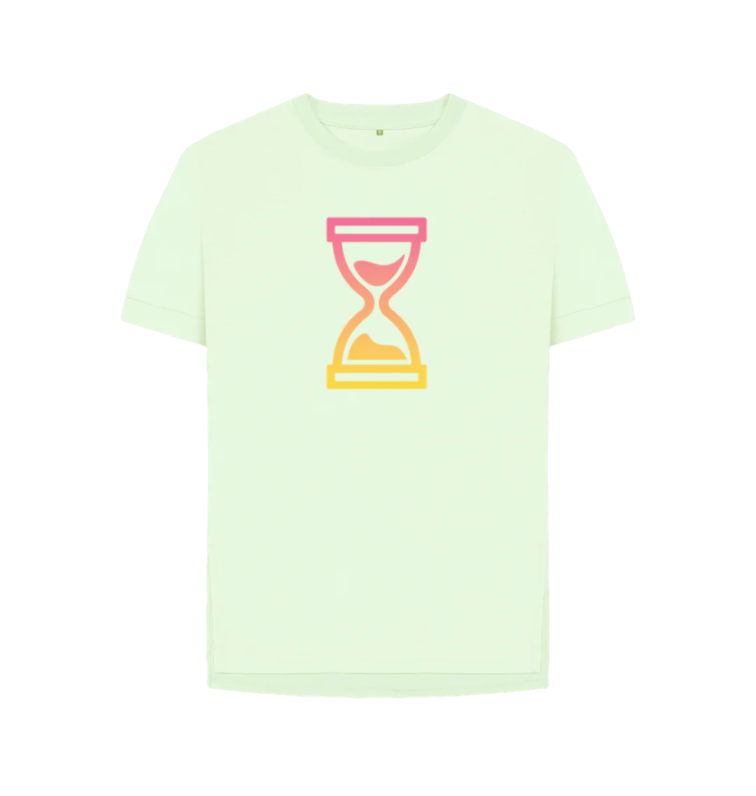 Pastel Green Relaxed Fit Women's Sunrise T-Shirt