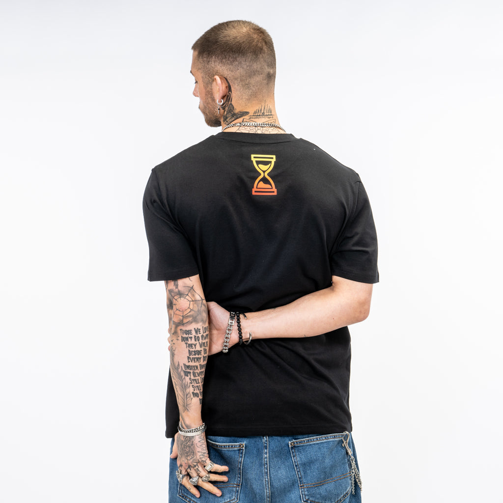 Black Triple 3 Raygun T Shirt back