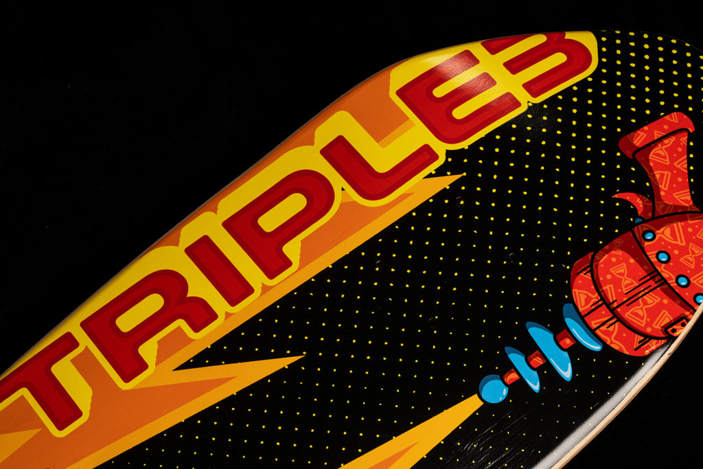 Retro Cola Shaped Wooden Skate Deck