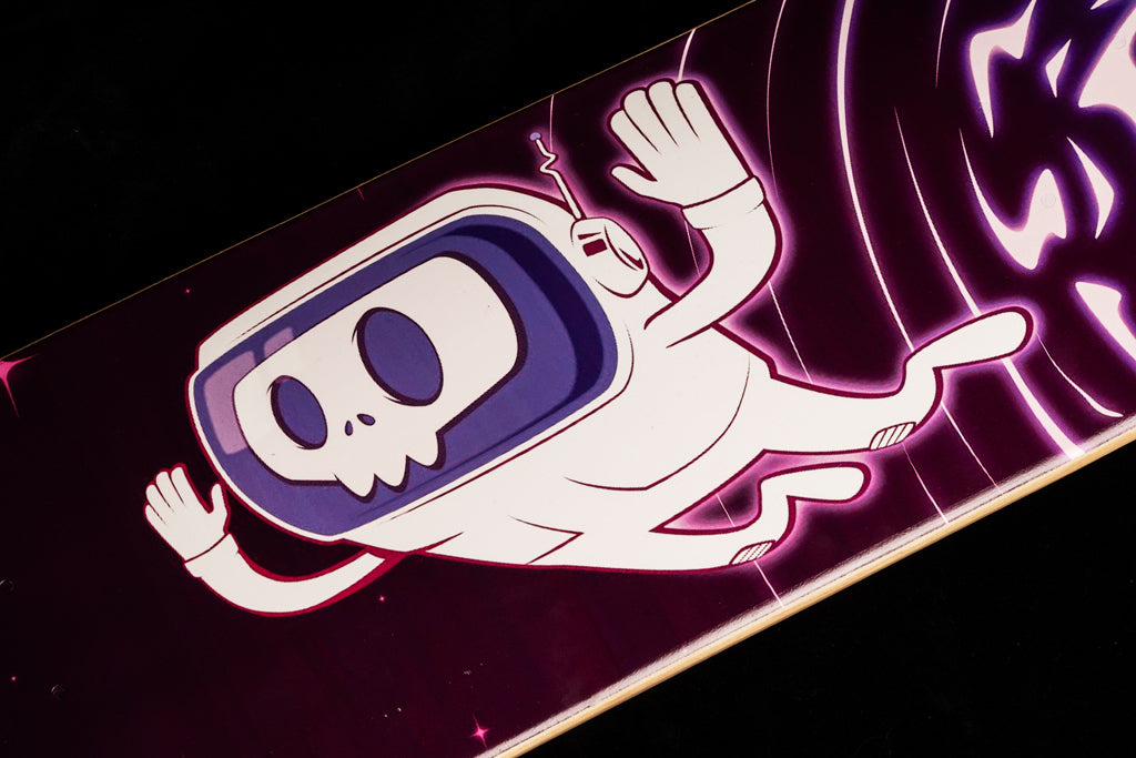 Space Skull 7.75 Skateboard Deck 7ply