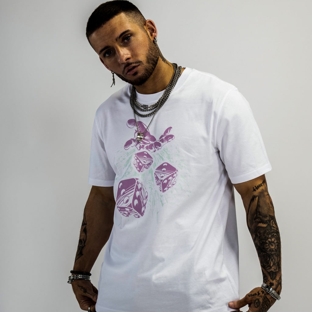 White Lucky Dice T-Shirt