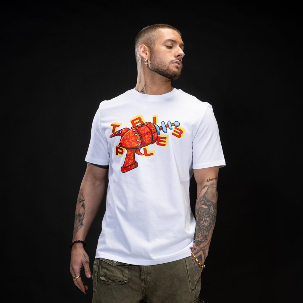 White Ray Gun Tee