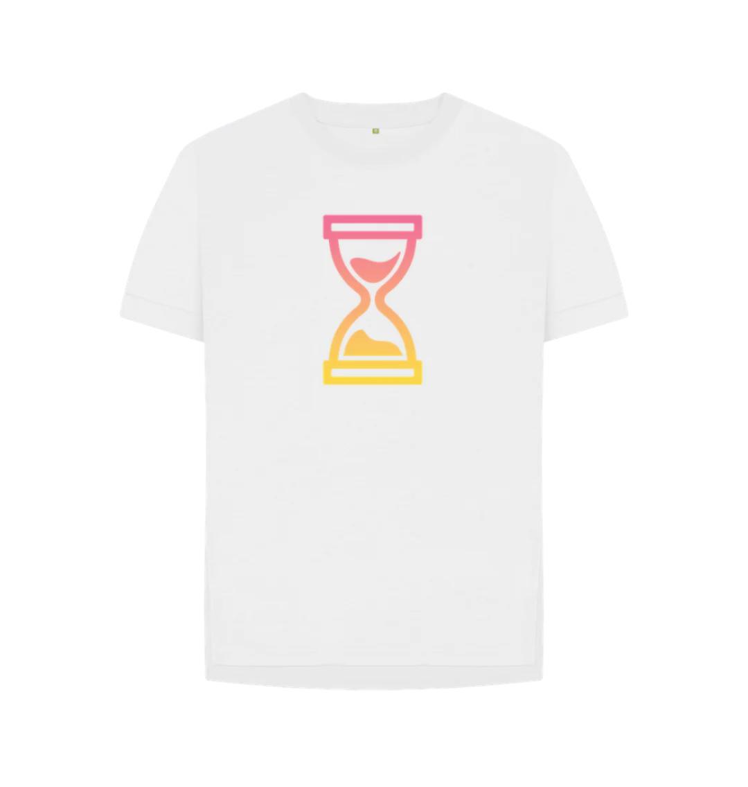 White Relaxed Fit Women's Sunrise T-Shirt