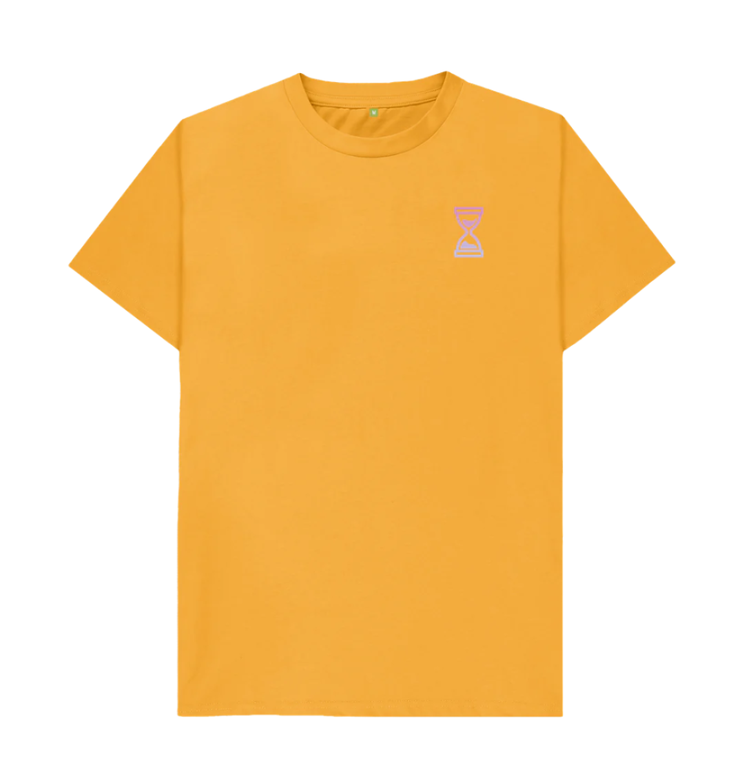 Mustard Yellow Purple Sunset Double Drop T-Shirt