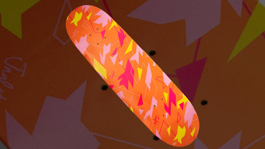 Triple 3 Skateboards Orange Egg Deck