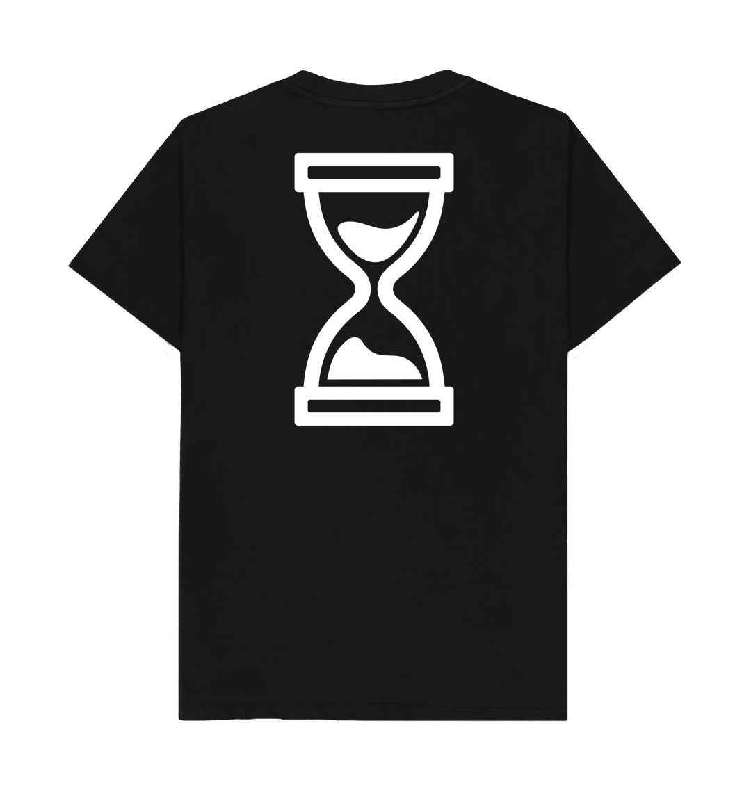 Black Printed T-shirt Back
