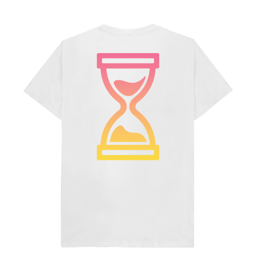 White Printed T-shirt Back