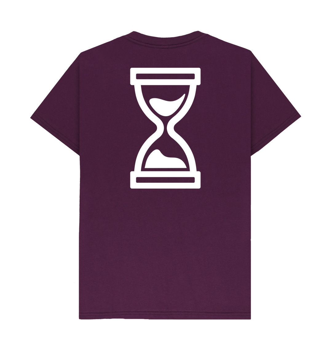 Purple Printed T-shirt Back