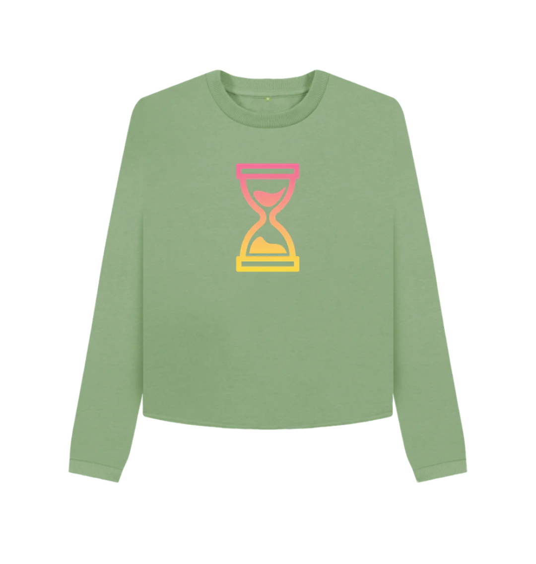 Sage Boxy Fit Women's Sunset Jumper