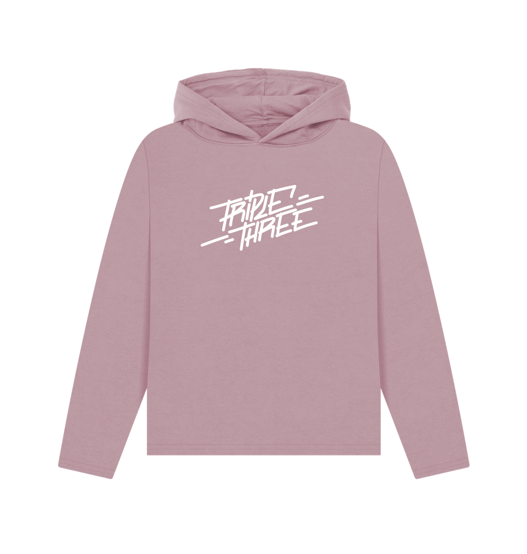 Mauve Printed Hoody Front