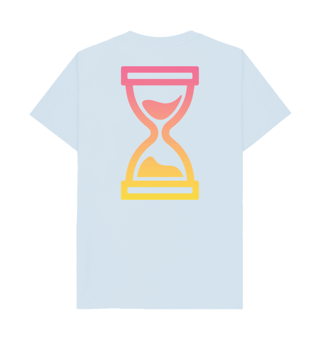 Sky Blue Printed T-shirt Back