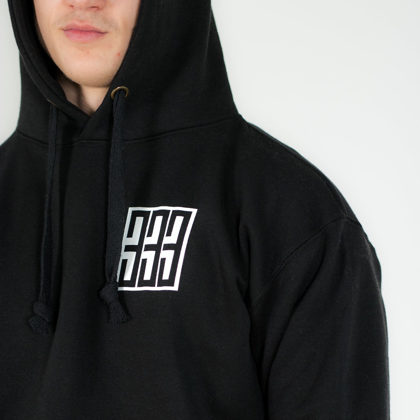Triple 3 Boxed Black Hoody