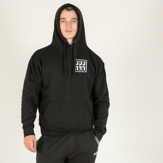 Triple 3 Boxed Black Hoody