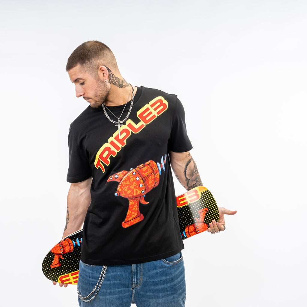 Black Triple 3 Raygun Wrap t-shirt