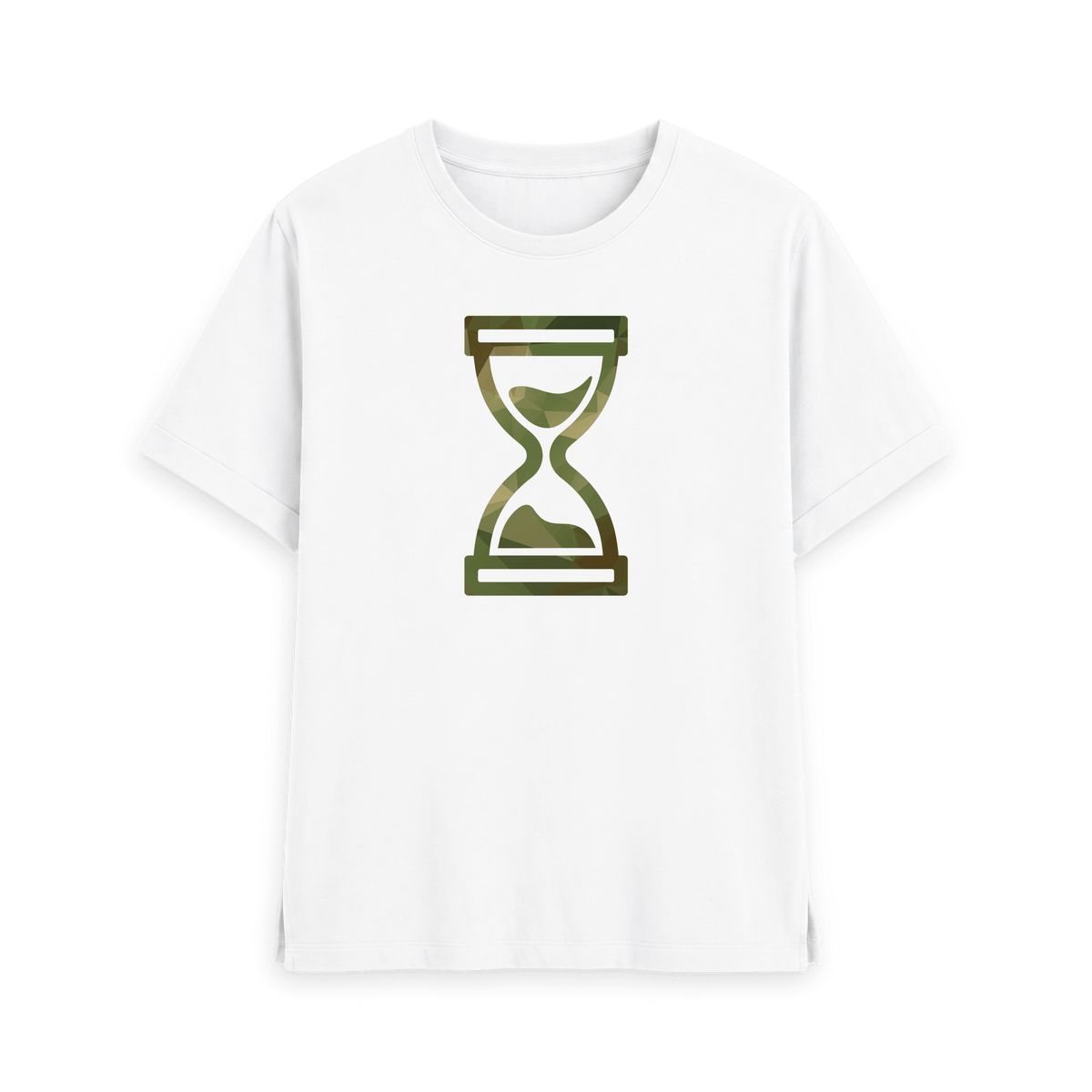 White Printed T-shirt Front