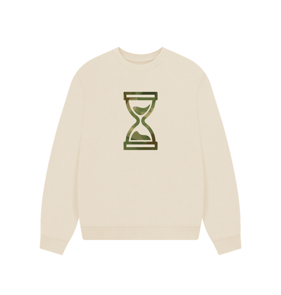 Oat Printed Sweater Front