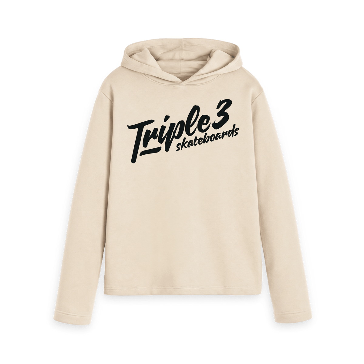 Oat Printed Hoody Front