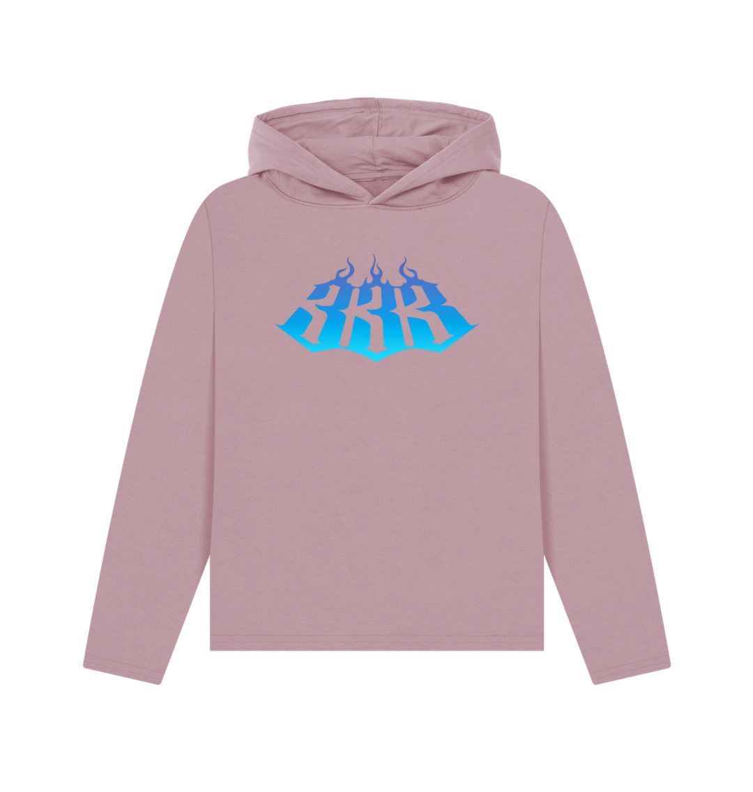 Mauve Printed Hoody Front