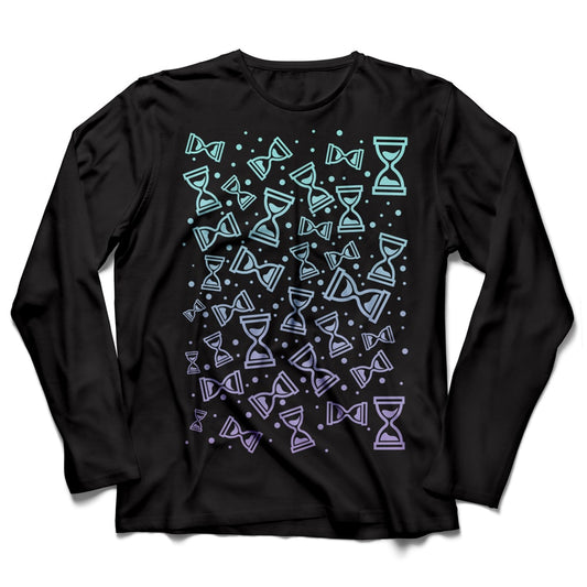 Freefalling long sleeve black t shirt