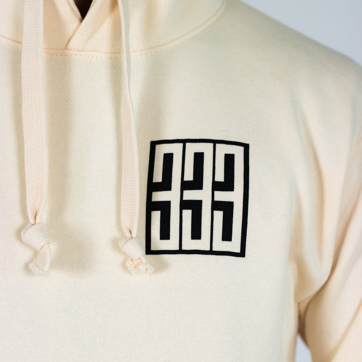 Triple 3 Boxed Ivory Hoody