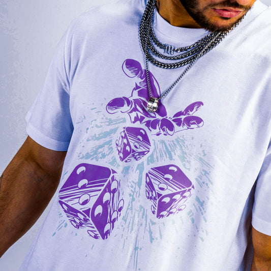 Triple 3 Lucky Dice T-Shirt worn by model