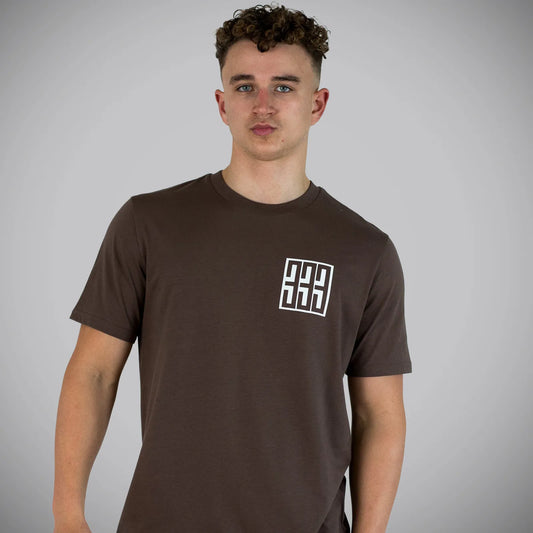 Triple 3 Boxed Brown Mocha Skate T-Shirt