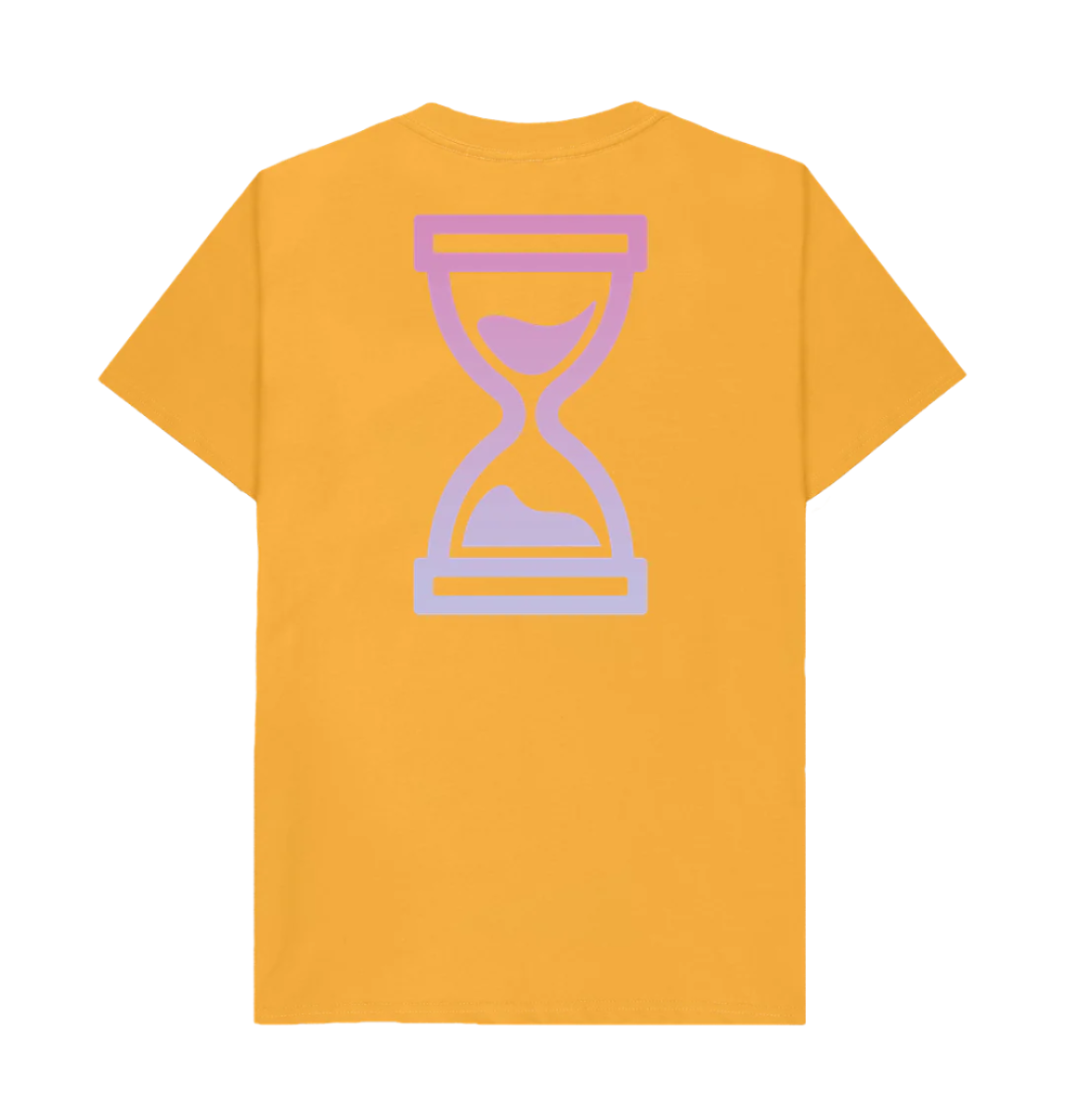 Yellow T Shirt with large streetwear back print