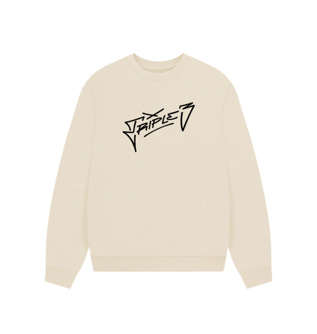Oat Triple 3 Signature Oversized Jumper