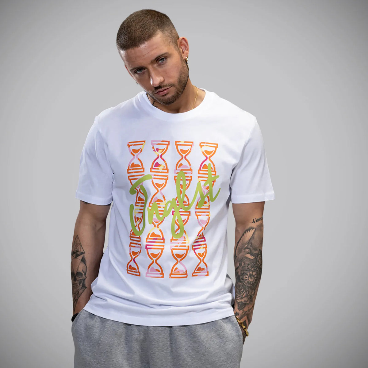 White Camo Time Skate Triple 3 T-Shirt