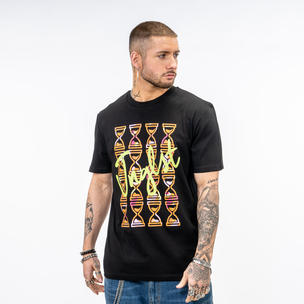Orange Hourglass Collab T Shirt